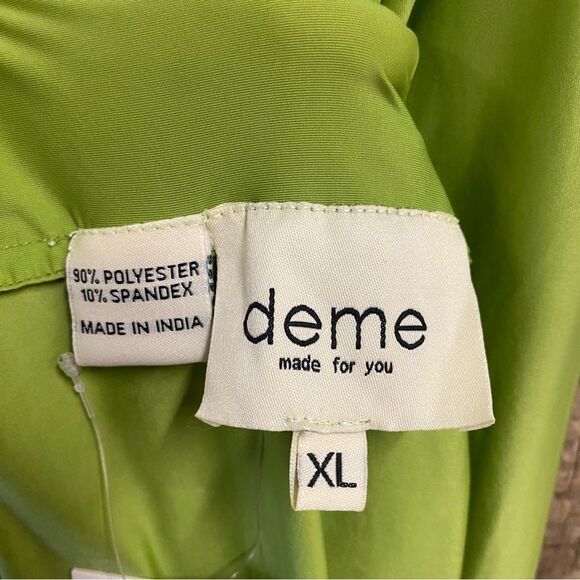 Deme by Gabriella Nellie Dress Green
Draped stretch Lime Maxi Revolve XL - Picture 9 of 10